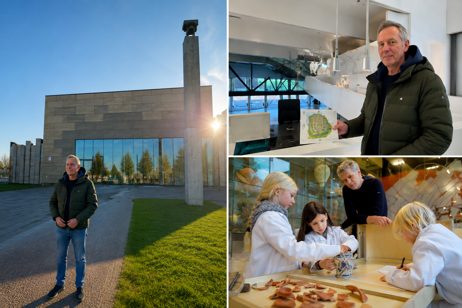 "Het is een leuk doe en leer museum," vertelt Vincent aan Steffie.